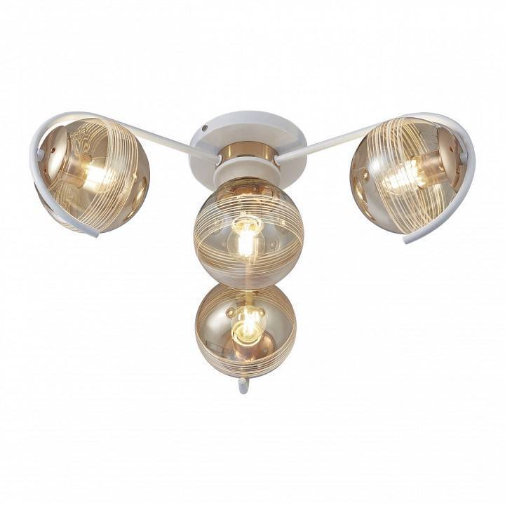 Потолочная люстра Arte Milano AMALFI 4 лампы 326208/3+1 WH+FG