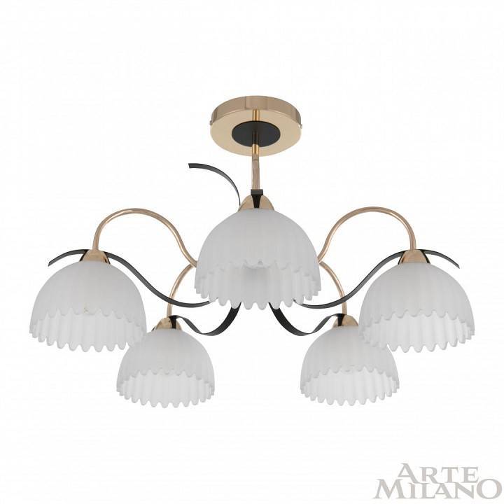 Люстра на штанге Arte Milano Napoli 327306/5 FG+BK