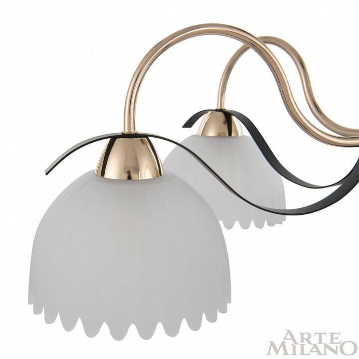 Люстра на штанге Arte Milano Napoli 327306/5 FG+BK