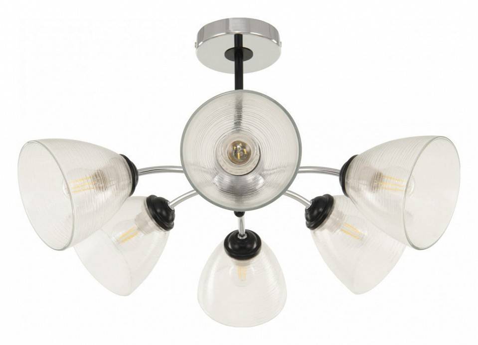 Люстра на штанге Arte Milano Napoli 329007/3+3 CR.BK