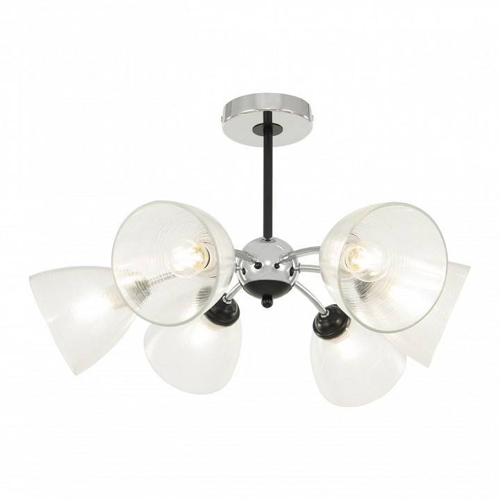 Люстра на штанге Arte Milano Napoli 329007/3+3 CR.BK