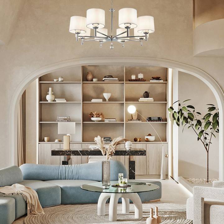 Подвесная люстра Arte Milano Amalfi-2756 8 ламп 332756/8 CR