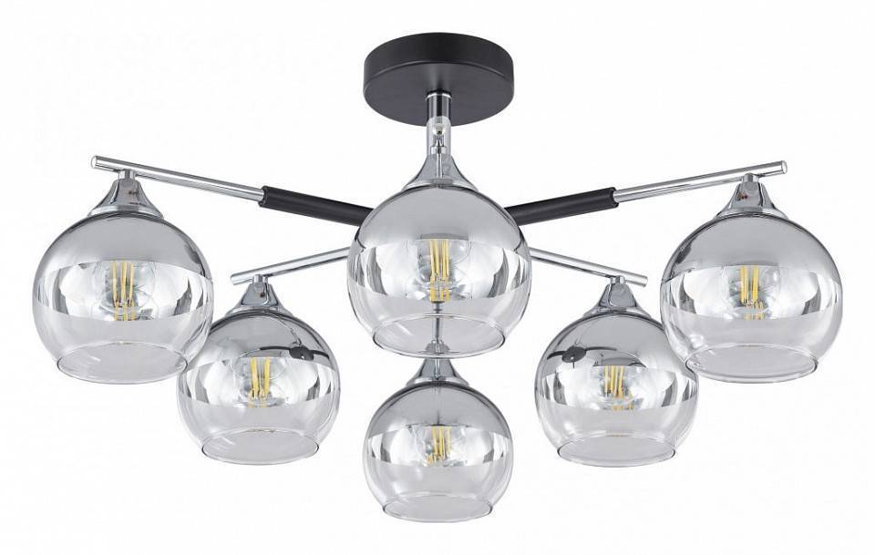 Люстра на штанге Arte Milano Napoli 339354/6 CR+BK