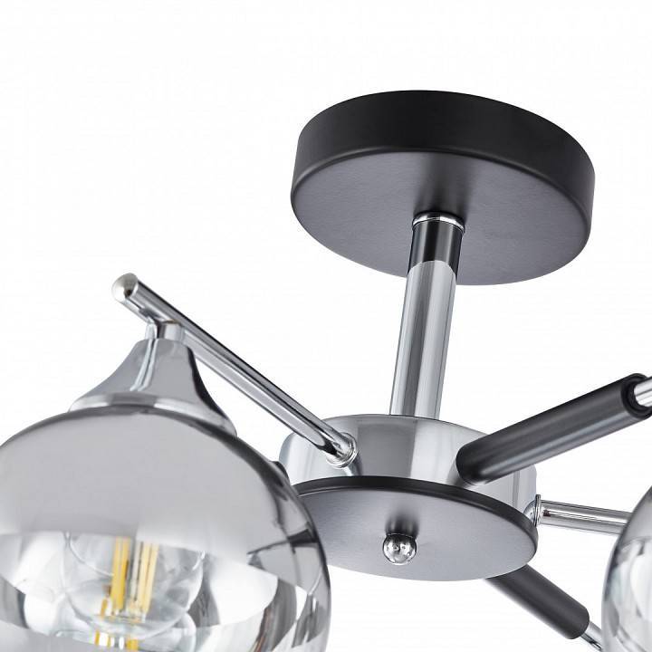 Люстра на штанге Arte Milano Napoli 339354/6 CR+BK