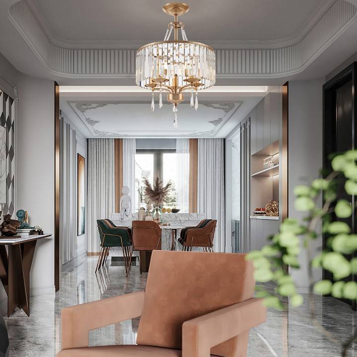 Люстра на штанге Arte Milano Sorrento 371009/5/50/400 GD