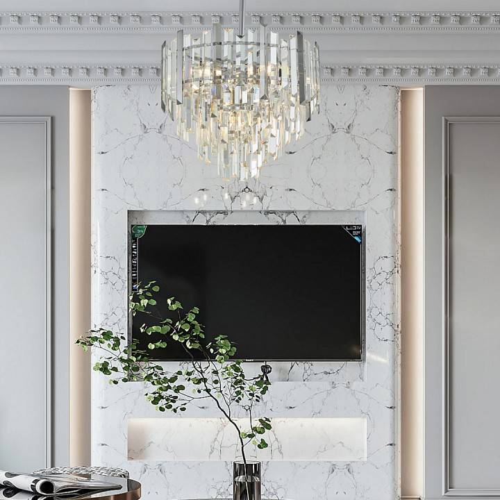 Люстра на штанге Arte Milano Sorrento-4409 хром 374409/6/300/400 CR