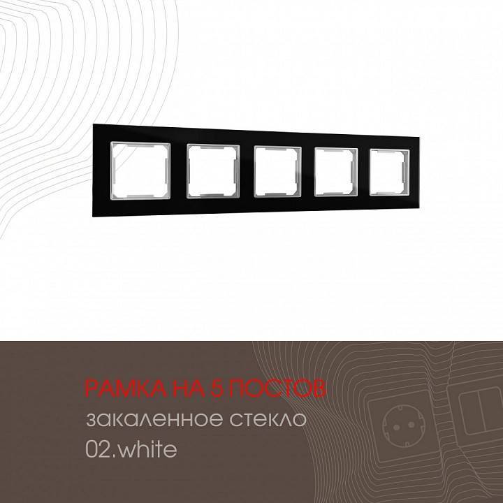 Рамка на 5 постов Arte Milano am-503.02 503.02-5.black