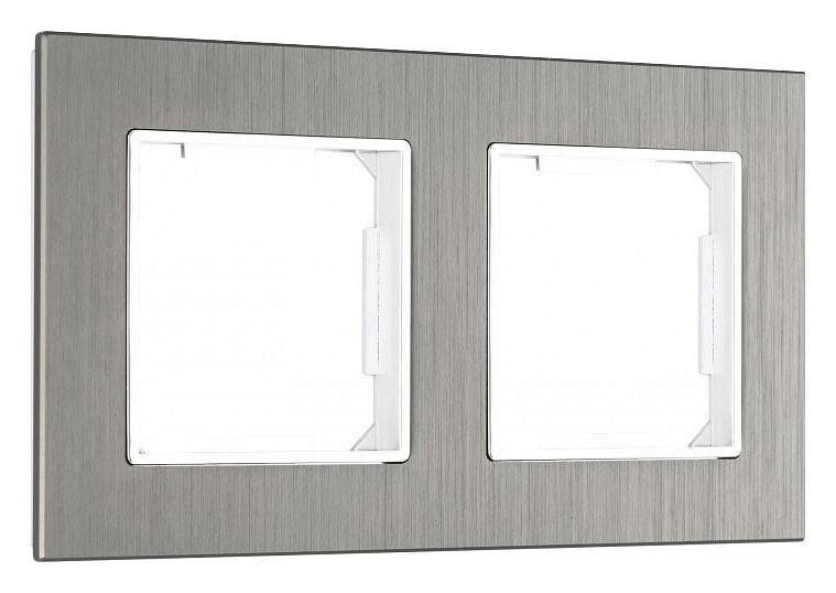 Рамка на 2 поста Arte Milano am-503.12 503.12-2.grey
