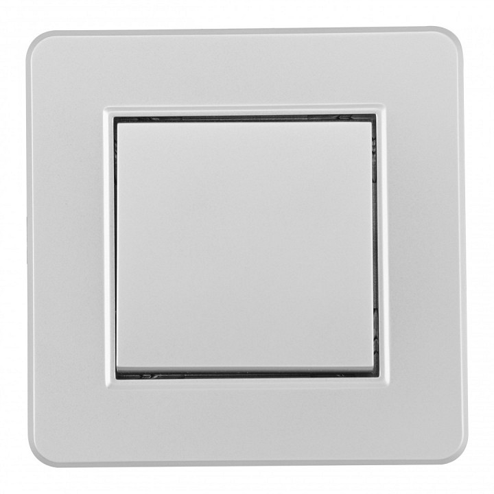 Выключатель одноклавишный Arte Milano SET16-1 SET16-1-30-1 silver