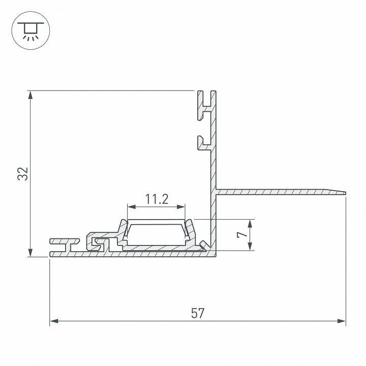 Профиль Arlight PAK-EDGE-2000 021721