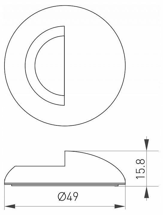 Рамка на 1 пост Arlight Deck 024931