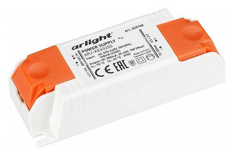 Блок питания Arlight ARJ-KE12350 12V 4.2W 350mA 025708