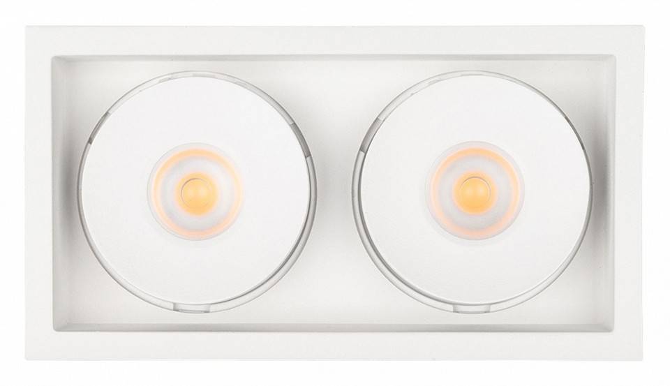 Встраиваемый светильник Arlight CL-SIMPLE-S148x80-2x9W Day4000 (WH, 45 deg) 028150