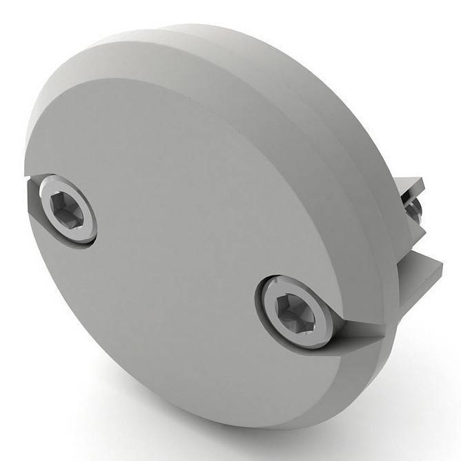 Заглушка для профиля Arlight KLUS с отверстием 029644