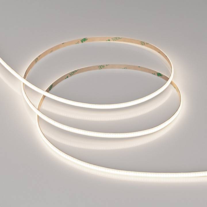 Лента светодиодная Arlight COB-320-8mm-24V Warm3000 10 Вт/м IP20 039050