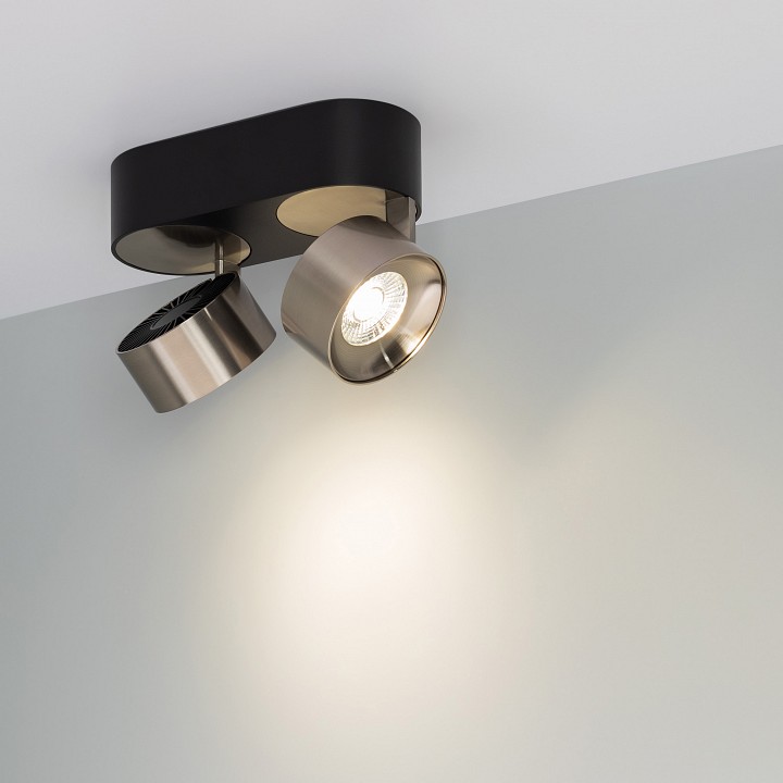 Накладной светильник Arlight PLURIO-R120-18W Day4000 18 Вт 4000 К черный 040465