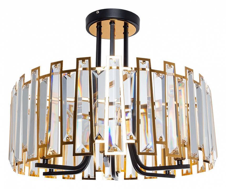 Светильник на штанге Arte Lamp Amber 6 ламп черный A1028PL-6BK