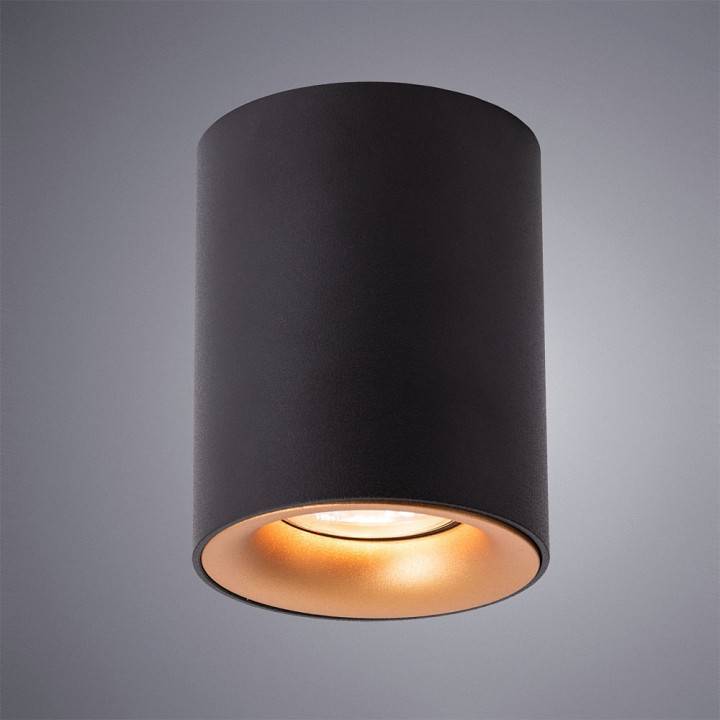 Светильник потолочный накладной Arte Lamp Torre 1xGX53 черный A1532PL-1BK