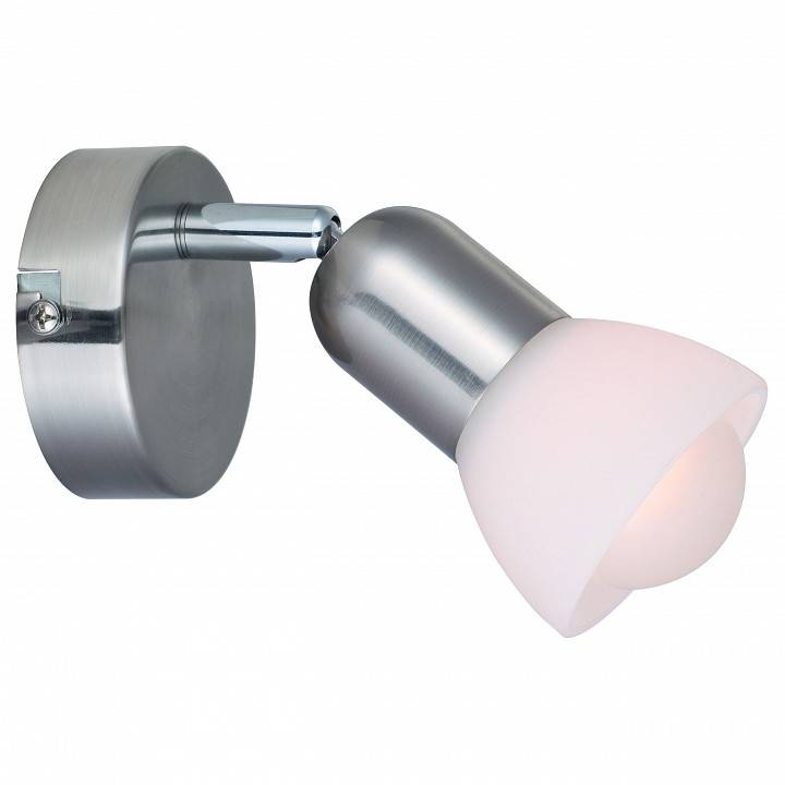 Спот Arte Lamp Falena 1 лампа матовое серебро A3115AP-1SS