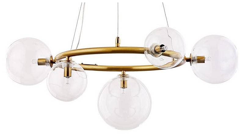 Подвесная люстра Arte Lamp Albus 5 ламп A7780SP-5AB