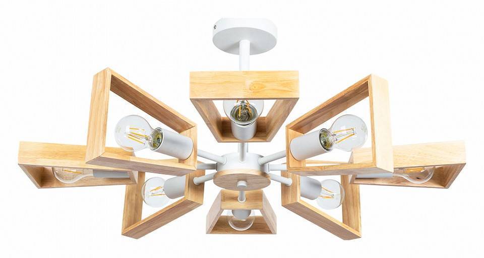 Люстра на штанге Arte Lamp Brussels 8 ламп A8030PL-8WH