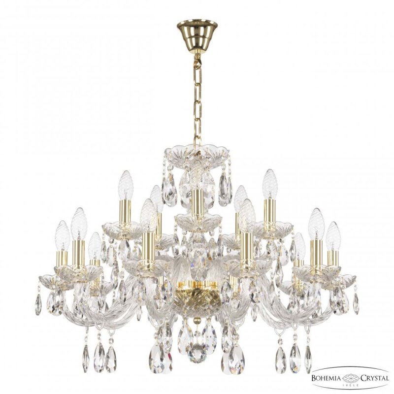 Подвесная люстра Bohemia Ivele Crystal 117 117/10+5/240 G
