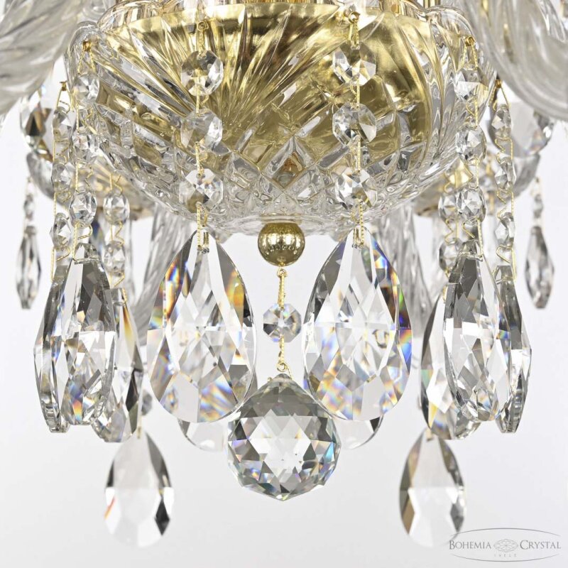 Подвесная люстра Bohemia Ivele Crystal 117 117/10+5/240 G