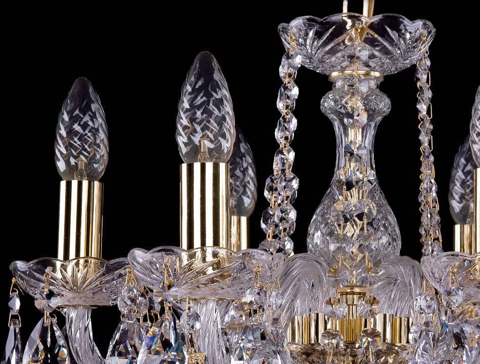 Подвесная люстра Bohemia Ivele Crystal 1402 1402/6/141/G