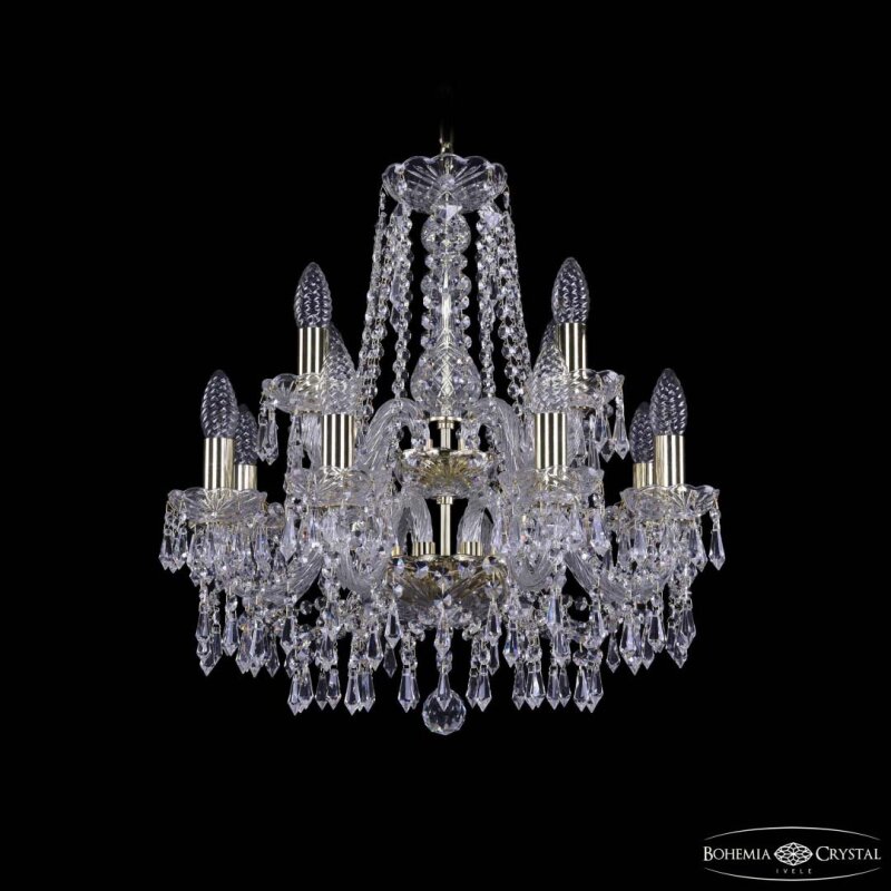 Подвесная люстра Bohemia Ivele Crystal 1403 1403/8+4/160/2d G