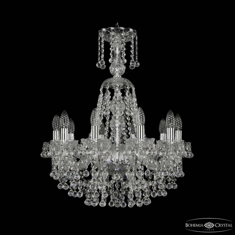 Подвесная люстра Bohemia Ivele Crystal 1409 1409/10/195/XL-67 Ni