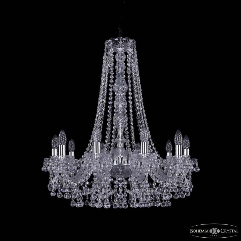Подвесная люстра Bohemia Ivele Crystal 1409 1409/10/240/h-76 Ni