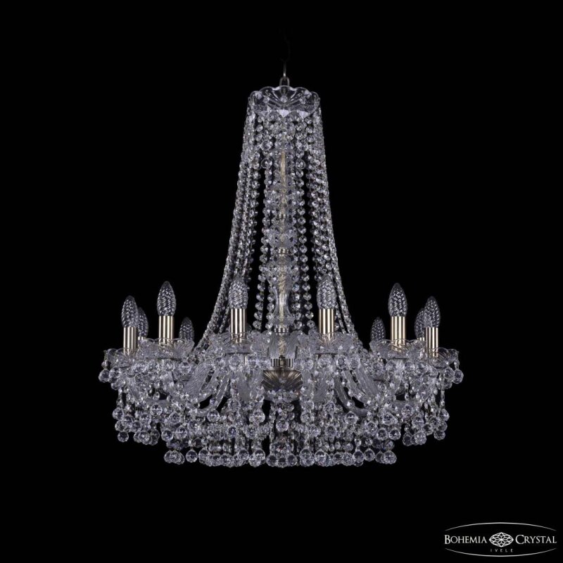 Подвесная люстра Bohemia Ivele Crystal 1409 1409/12/240/h-76 Pa