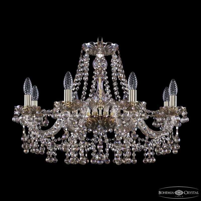Подвесная люстра Bohemia Ivele Crystal 1409 1409/8/240 G M801