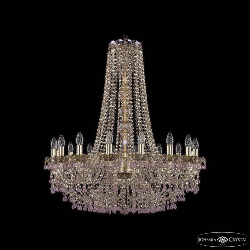 Подвесная люстра Bohemia Ivele Crystal 1410 1410/16/300/h-95 G V7010 M801