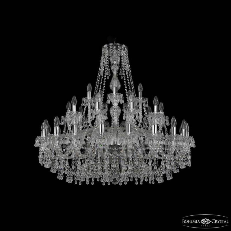 Подвесная люстра Bohemia Ivele Crystal 1410 1410/20+10+5/360 Ni V0300