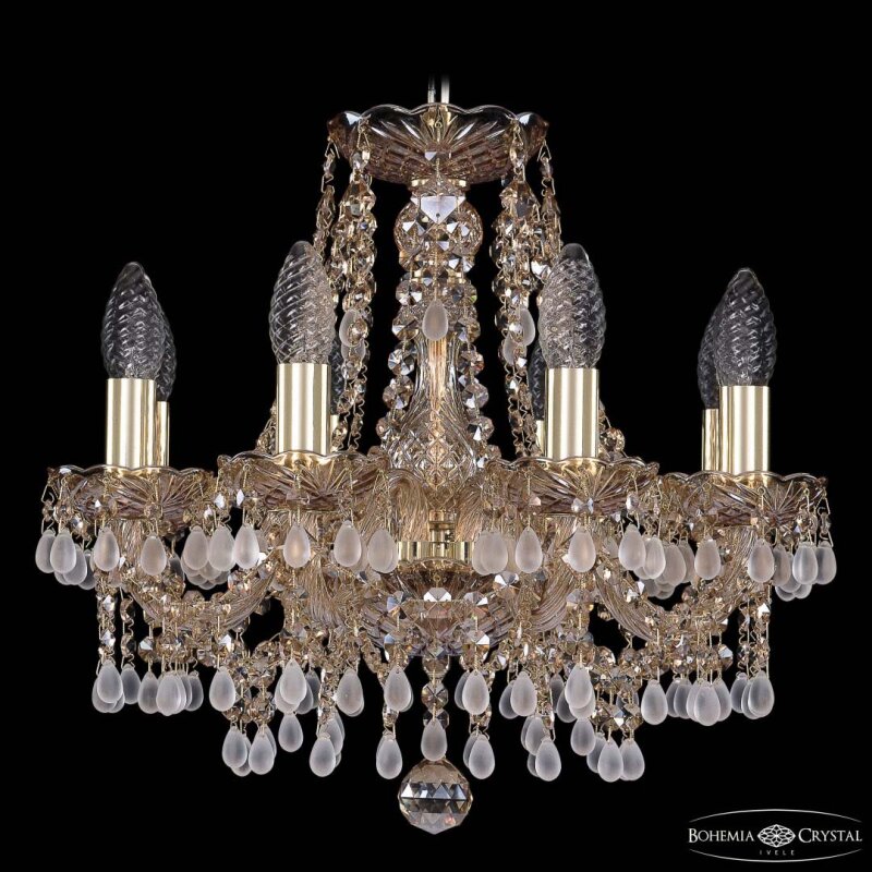 Подвесная люстра Bohemia Ivele Crystal 1410 1410/8/141 G V0300 M721