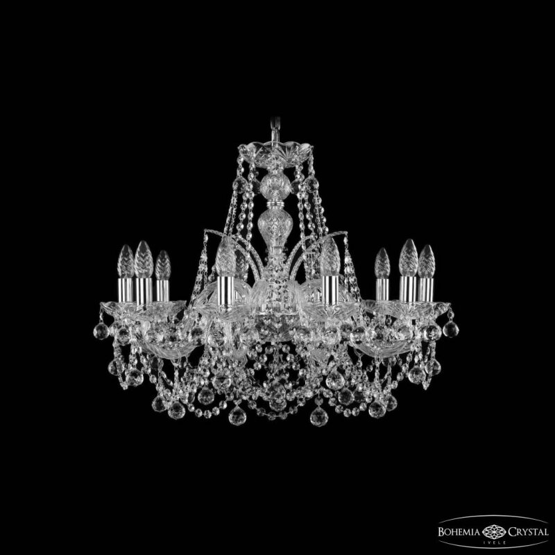 Подвесная люстра Bohemia Ivele Crystal 1411 1411/10/240 Ni Balls
