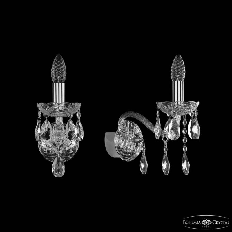 Бра Bohemia Ivele Crystal 1413 1413B/1/165 Ni