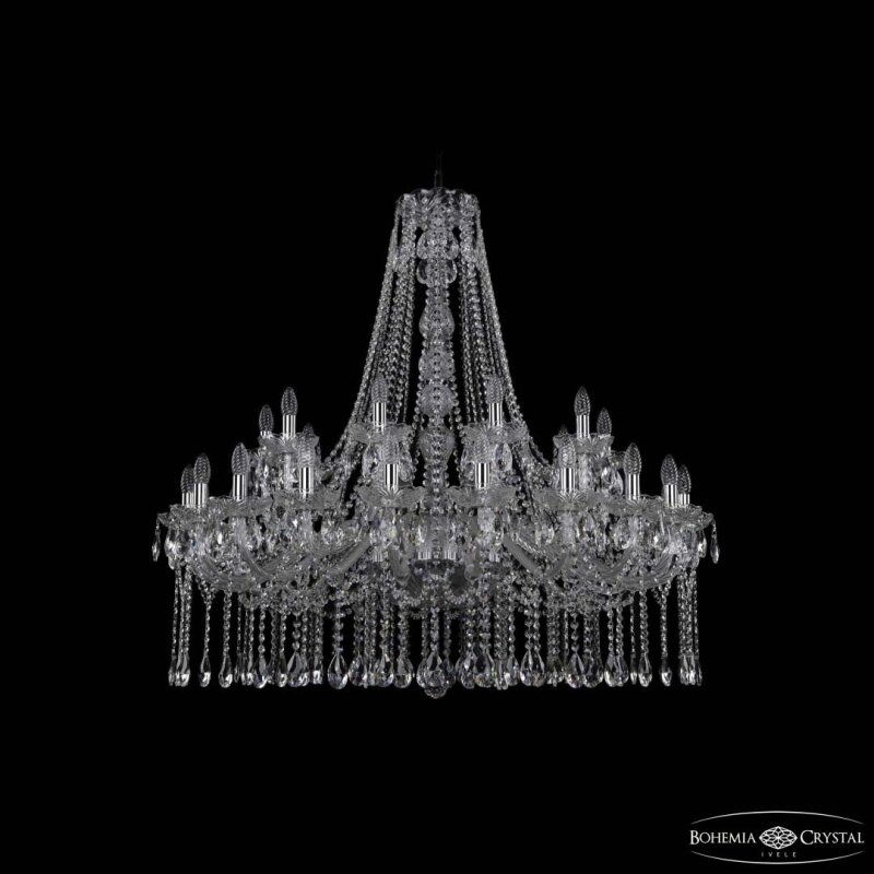 Подвесная люстра Bohemia Ivele Crystal 1413 1413/20+10/400/h-109 Ni