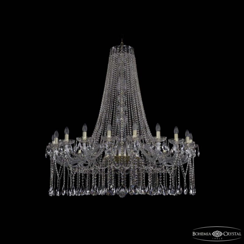 Подвесная люстра Bohemia Ivele Crystal 1413 1413/20/460/h-136 G