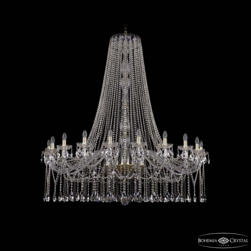 Подвесная люстра Bohemia Ivele Crystal 1413 1413/20/530/h-159 G