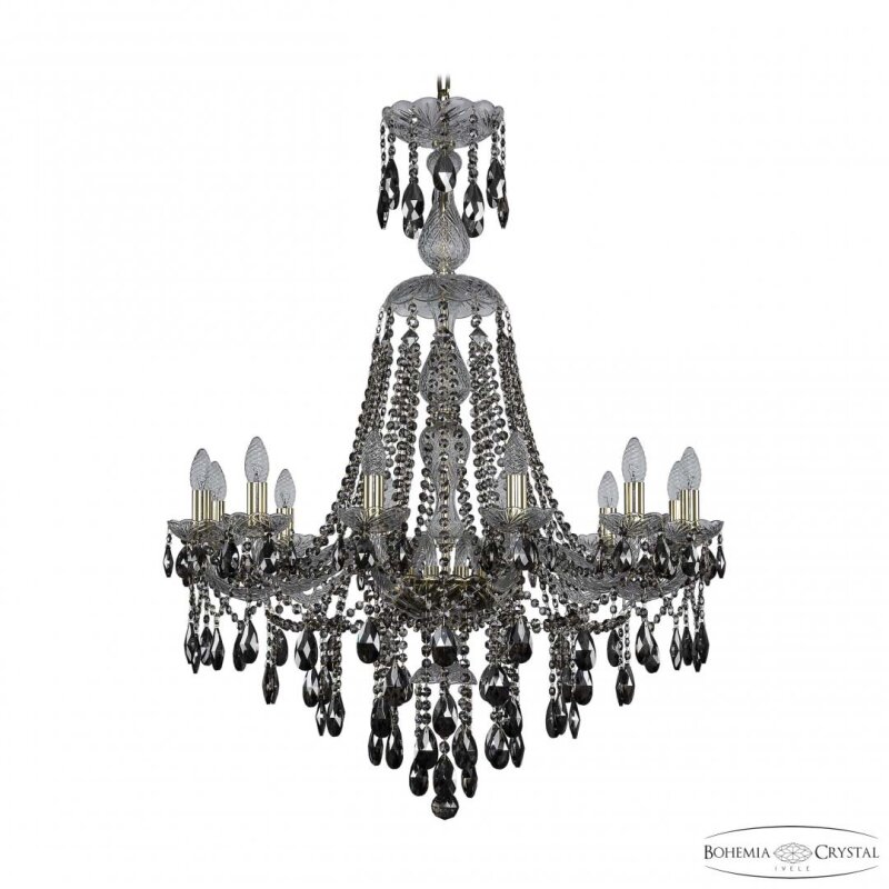 Подвесная люстра Bohemia Ivele Crystal 1415 1415/12/300/XL-108 G R731