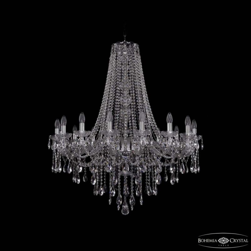 Подвесная люстра Bohemia Ivele Crystal 1415 1415/16/360/h-112 Ni