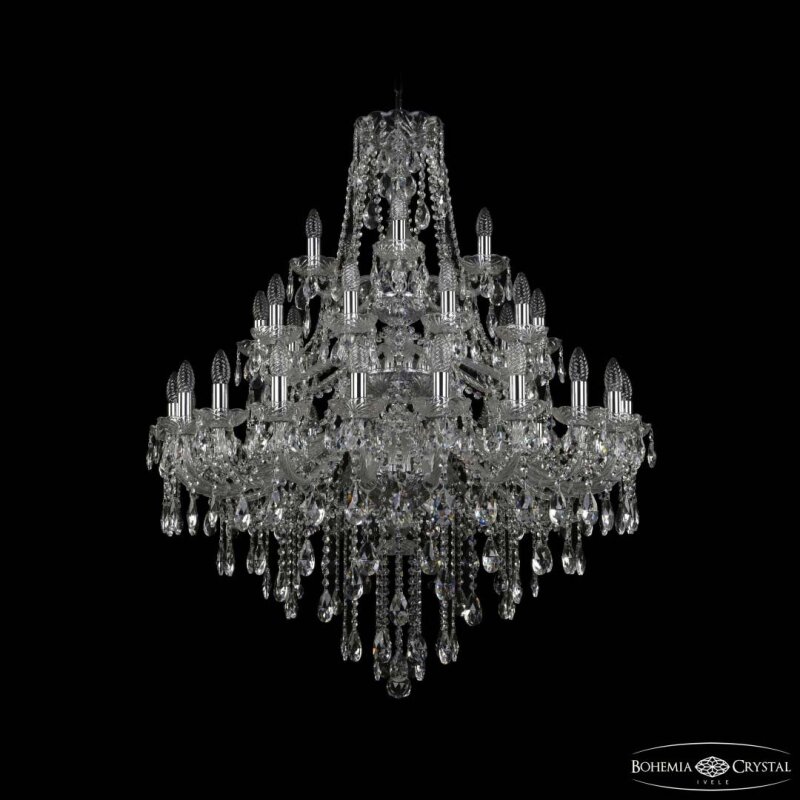 Подвесная люстра Bohemia Ivele Crystal 1415 1415/20+10+5/300/3d Ni