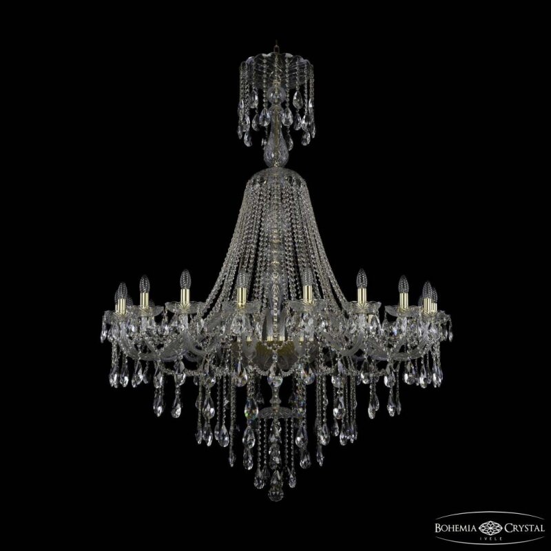Подвесная люстра Bohemia Ivele Crystal 1415 1415/20/460/XL-173 G