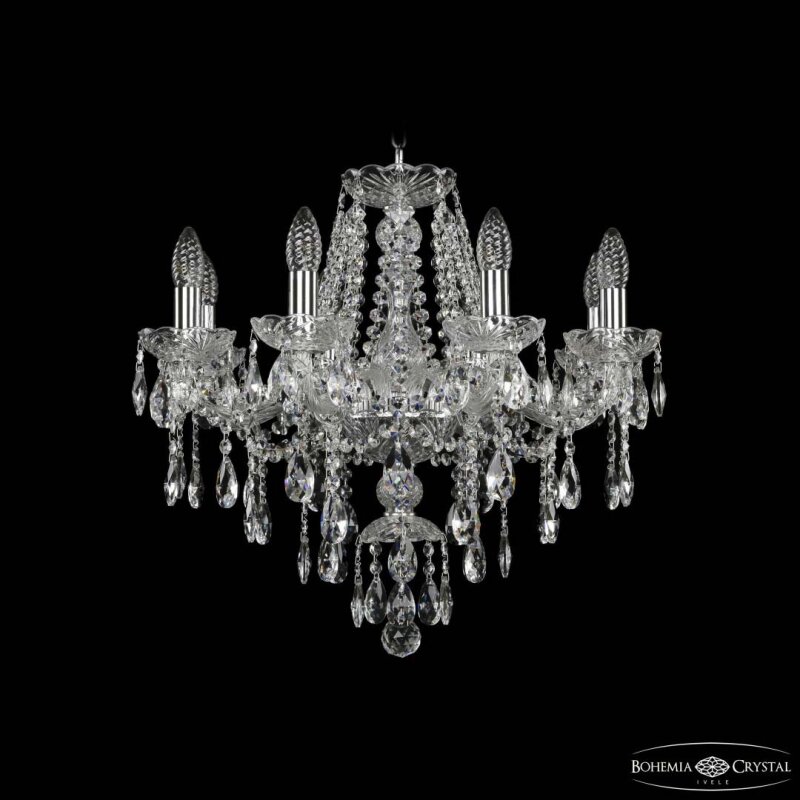 Подвесная люстра Bohemia Ivele Crystal 1415 1415/8/200 Ni