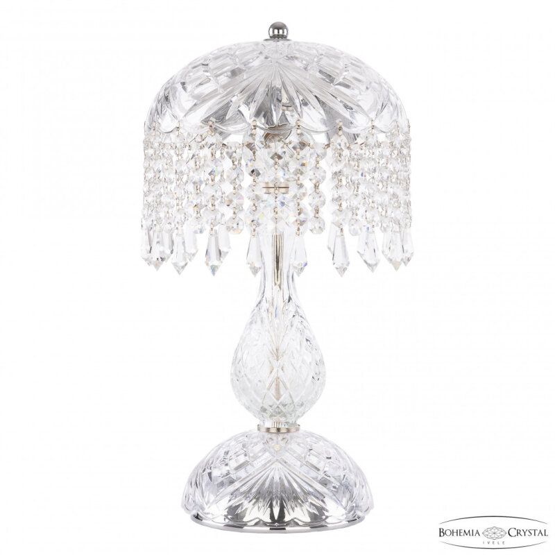 Настольная лампа декоративная Bohemia Ivele Crystal 1478 14781L1/22 Ni Drops
