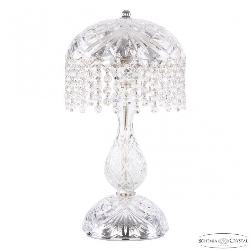 Настольная лампа декоративная Bohemia Ivele Crystal 1478 14781L1/22 Ni R