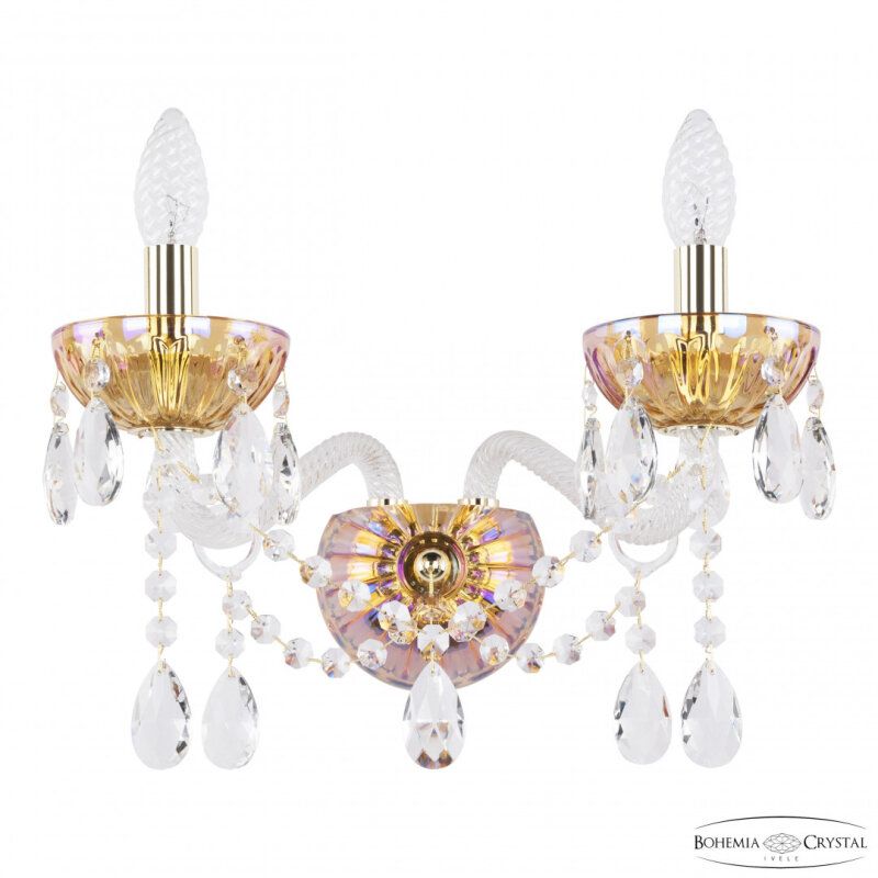 Бра Bohemia Ivele Crystal 5413 5413B/2/165 G Shampan/M-1H