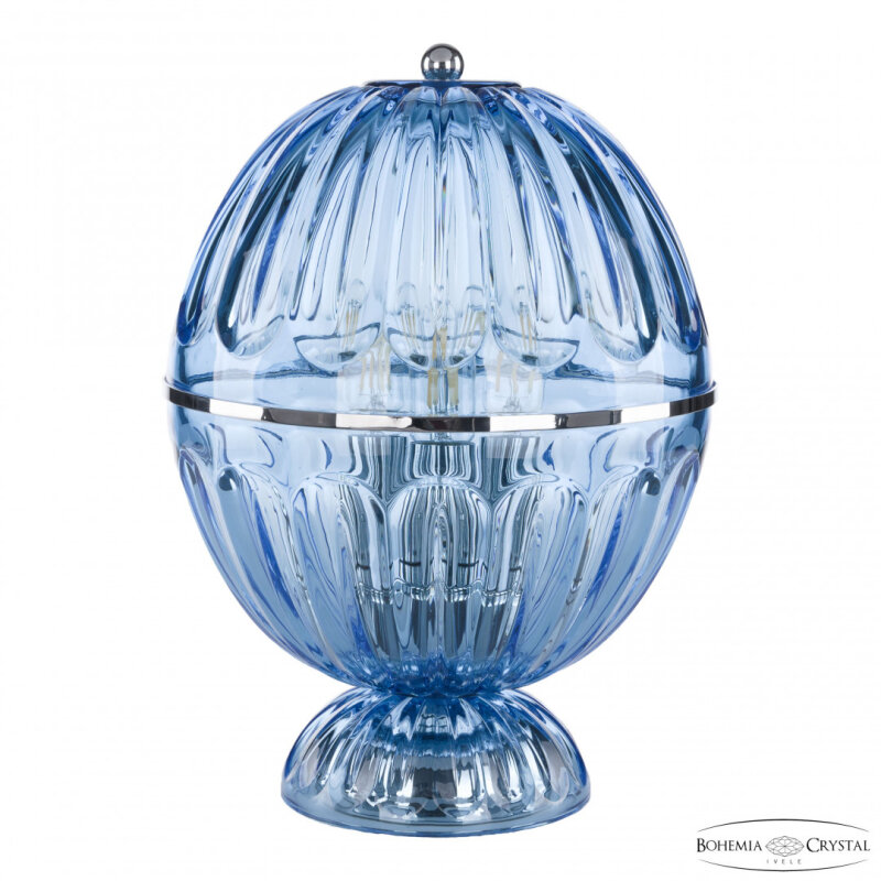 Подвесная люстра Bohemia Ivele Crystal 5480 5480L/22 Ni Aquamarine/M-1H